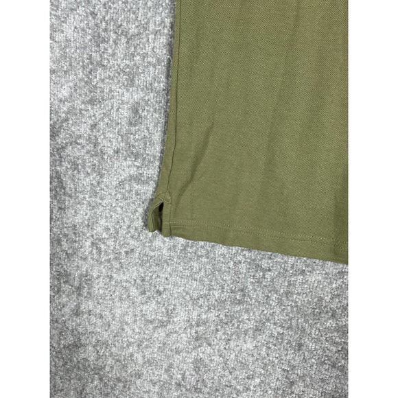 Saddlebred Comfort Flex Polo Shirt Mens Size Small Olive Green Short Sleeve‎ - Picture 7 of 9